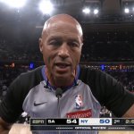 Knicks game bad call