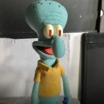 Smiling squidward stuffed animal (cursed)