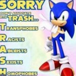 I don’t associate with TRASH template