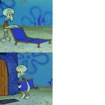 Squidward Lounge Chair inverted faces