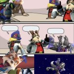 Boardroom meeting suggestion star fox version meme