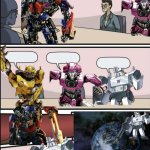 Boardroom meeting suggestion Transformers version meme