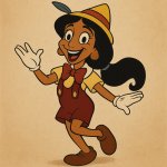 Princess Jasmine Pinocchio meme
