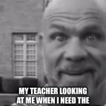 Like it just happend how I am supposed to know in break? | My teacher looking at me when I need the toilet and she dosent let me | image tagged in gifs,funny,dissapointed | made w/ Imgflip video-to-gif maker