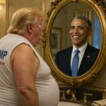Trump hallucinates Obama everywhere. He knows Obama was better.
