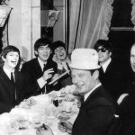 Beatles with Brian Epstein and George Martin