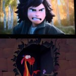 Mabel Tanaka is Mad At Mushu | image tagged in who is mad at mushu,deviantart,disney,pixar,hoppers,mulan | made w/ Imgflip meme maker