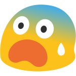 Scared emoji