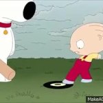 Brian and Stewie smash record GIF Template