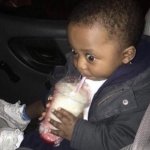 straw shocked little boy