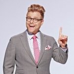 Guy with finger up