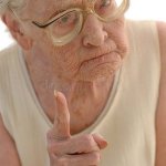 Stern grandma