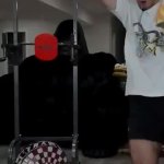 Pizza Hunt Lamp Gets Smashed GIF Template