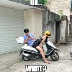 bike optical illusion | Uh... what? | image tagged in bike optical illusion,what | made w/ Imgflip meme maker