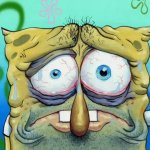 Exhausted Spongebob
