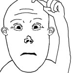 Wojak scratching his head