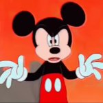Mad or confused Mickey