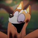 Bluey Nuclear AU: Captura de pantalla del personaje de la mamá i