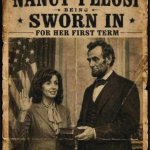 Nancy Pelosi sworn in by Lincoln