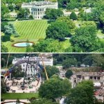 Trump has turned the White House into a garbage dump meme