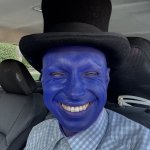 Dark blue gentleman