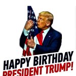 Happy birthday President Trump meme
