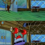 spongebob thrown out