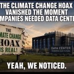 Data Center Climate Change Hoax