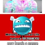Ruining a fill-in meme, again | No need to apologize, you have an opinion and that's perfectly fine ^ ^; YAY THANK YOU; now here's a meme I made on google slides; Now get out | image tagged in ruin this fill in meme 305,anti deviantart,stary_nova,why did i make this,oh wow are you actually reading these tags,oblivioushd | made w/ Imgflip meme maker