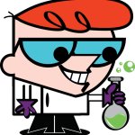 Dexter with beaker meme