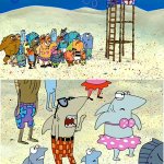 SpongeBob There Are Sharks In There