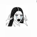 Wojack Wokester Woman Crying