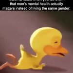 They’re all in serious need of help | LGBTQ mfers when you tell them that men’s mental health actually matters instead of liking the same gender: | image tagged in gifs,memes,fun | made w/ Imgflip video-to-gif maker