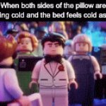 Beds and Pillows | When both sides of the pillow are freezing cold and the bed feels cold as well: | image tagged in gifs,memes,fun | made w/ Imgflip video-to-gif maker