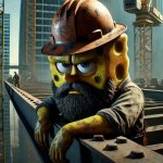 Worker sponge bob