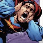 Superman covering his ears