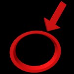 Arrow and circle