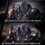 Thanos Back to Me