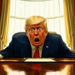 Trump afraid fear frightened meme