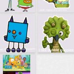 Buhdeuce swaysway tiny bluz doc and bot likes bubble guppies