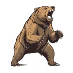 Angry bear