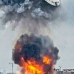 Funny | UFO 👽 appears shortly after mushroom cloud; The aliens must be monitoring for the dum dum to not use nukes and destroy their alien buddies in an E.M.P. event. | image tagged in funny,ufo,nuke,war,aliens,you've been invited to dumbass university | made w/ Imgflip meme maker