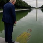 Trump Reflecting Pool Clown Ronald MacDonald Washington, D.C.