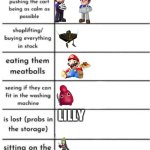AND ALL SHE GOT WAS AN IKEA SHARK (search it up) | Lilly; Lilly; Lilly | image tagged in ikea shopping spree character alignment chart | made w/ Imgflip meme maker