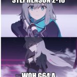 Nah bro cuz wikipedia says WOH G64 is the largest star | Stephenson 2-18; WOH G64 A | image tagged in blue archive | made w/ Imgflip meme maker