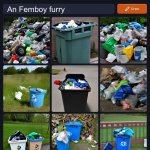This Template is Underrated | An Femboy furry | image tagged in ai generates trash,anti femboy,anti furry,trash,memes,funny | made w/ Imgflip meme maker
