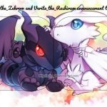 Idealis_the_Zekrom and Verita_the_Reshiram announcement template meme