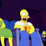 Homer Simpson Popcorn meme