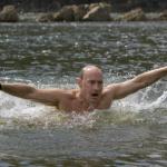 Putin Swimming meme