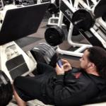 cellphone at the gym